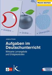 Aufgaben im Deutschunterricht, m. 1 Beilage