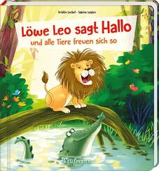 L&ouml;we Leo sagt Hallo und alle Tiere freuen sich so