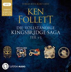 Die vollst&auml;ndige Kingsbridge-Saga,25 Audio-CD, 25 MP3