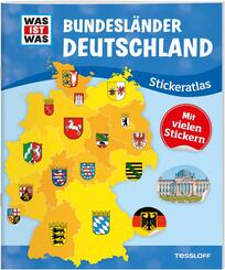 WAS IST WAS Bundesl&auml;nder Deutschland Stickeratlas