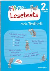 Fit f&uuml;r Lesetests 2. Klasse. Mein Testheft