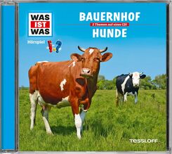 WAS IST WAS Junior H&ouml;rspiele - Bauernhof/ Hunde, 1 Audio-CD