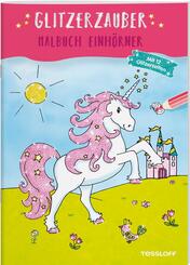 Glitzerzauber Malbuch - Einh&ouml;rner