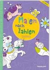 Malen nach Zahlen. Einh&ouml;rner