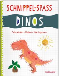 Schnippel-Spa&szlig;. Dinos. Schneiden - Malen - Nachspuren