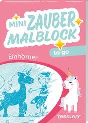Mini Zaubermalblock to go. Einh&ouml;rner