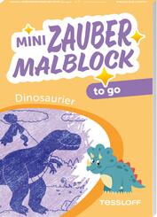 Mini Zaubermalblock to go. Dinosaurier