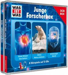 WAS IST WAS 3-CD-H&ouml;rspielbox. Junge Forscherbox,Audio-CD