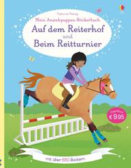 Mein gro&szlig;es Anziehpuppen-Stickerbuch: Auf dem Reiterhof und Beim Reitturnier