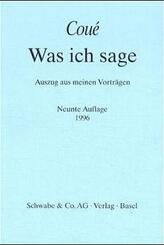 Was ich sage