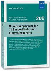 Bauordnungsrecht der 16 Bundesl&auml;nder f&uuml;r Elektrofachkr&auml;fte