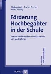 F&ouml;rderung Hochbegabter in der Schule