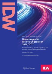 Neuerungen f&uuml;r die Pr&uuml;fungssaison 2026/2027 - inklusive Update als Download
