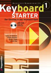 Keyboard-Starter, m. Audio-CD.Bd.1