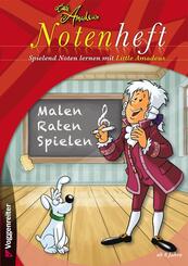 Little Amadeus Notenheft (Blanko-Notenheft)