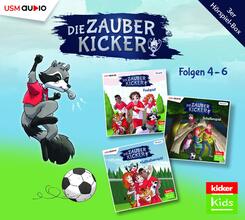 Die Zauberkicker H&ouml;rbox Folgen 4-6 (3 Audio CDs).Box.2,3 Audio-CD