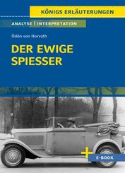 Der ewige Spie&szlig;er von &Ouml;d&ouml;n von Horv&aacute;th - Textanalyse und Interpretation