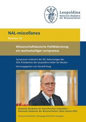 Wissenschaftsbasierte Politikberatung: ein wechselseitiger Lernprozess