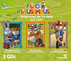 Leo Lausemaus H&ouml;rspielbox.Box.3,3 Audio-CD
