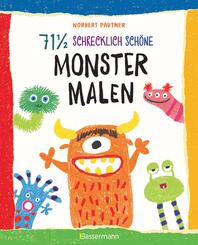71 &oelig; schrecklich sch&ouml;ne Monster malen. Lustige Ungeheuer Schritt f&uuml;r Schritt selber zeichnen. F&uuml;r kleine Zeichner ab 5 Jahren
