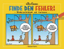 Finde den Fehler - Bildersuchr&auml;tsel mit Cartoons