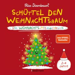 Sch&uuml;ttel den Weihnachtsbaum. Ein Weihnachts-Mitmachbuch zum Sch&uuml;tteln, Schaukeln, Pusten, Klopfen und sehen, was dann passiert. Von 2 bis 4 Jahren