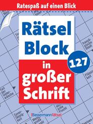 R&auml;tselblock in gro&szlig;er Schrift 127 (5 Exemplare &agrave; 2,99 EUR)