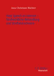 Hate Speech im Internet - Strafrechtliche Behandlung und Straftatenschwere