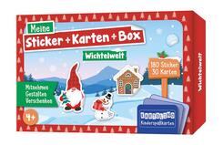 Meine Sticker + Karten + Box - Wichtelwelt, m. 1 Beilage