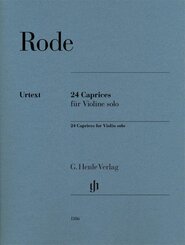 24 Caprices f&uuml;r Violine solo