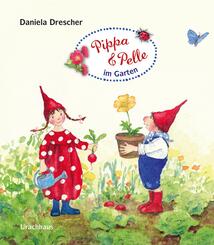 Pippa und Pelle im Garten