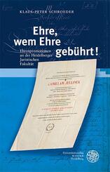 Ehre, wem Ehre geb&uuml;hrt!