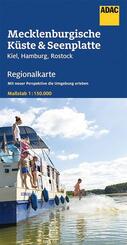 ADAC Regionalkarte 02 Mecklenburgische K&uuml;ste und Seenplatte 1:150.000