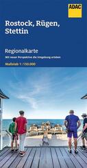 ADAC Regionalkarte 03 Rostock, R&uuml;gen, Stettin 1:150.000
