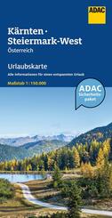 ADAC Urlaubskarte &Ouml;sterreich 04 K&auml;rnten, Steiermark-West 1:150.000