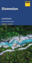 ADAC L&auml;nderkarte Slowenien 1:200.000