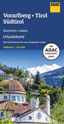 ADAC Urlaubskarte &Ouml;sterreich 06 Vorarlberg, Tirol, S&uuml;dtirol 1:150.000