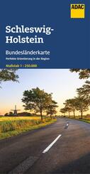 ADAC Bundesl&auml;nderkarte Deutschland 01 Schleswig-Holstein 1:250.000