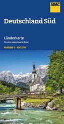 ADAC L&auml;nderkarte Deutschland S&uuml;d 1:500.000