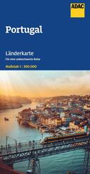 ADAC L&auml;nderkarte Portugal 1:300.000