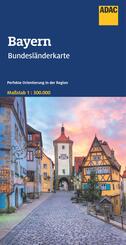 ADAC Bundesl&auml;nderkarte Deutschland 12 Bayern 1:300.000