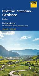 ADAC Urlaubskarte S&uuml;dtirol, Trentino, Gardasee 1:200.000