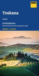 ADAC Urlaubskarte Toskana 1:200.000