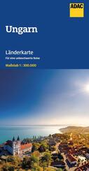 ADAC L&auml;nderkarte Ungarn 1:300.000