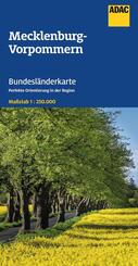 ADAC Bundesl&auml;nderkarte Deutschland 02 Mecklenburg-Vorpommern 1:250.000