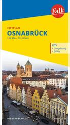 Falk Cityplan Osnabr&uuml;ck 1:18.500