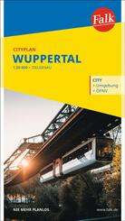 Falk Cityplan Wuppertal 1:20.000
