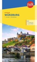 Falk Cityplan W&uuml;rzburg 1:15.000