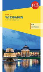 Falk Cityplan Wiesbaden 1:19.000