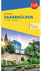 Falk Cityplan Saarbr&uuml;cken 1:15.000